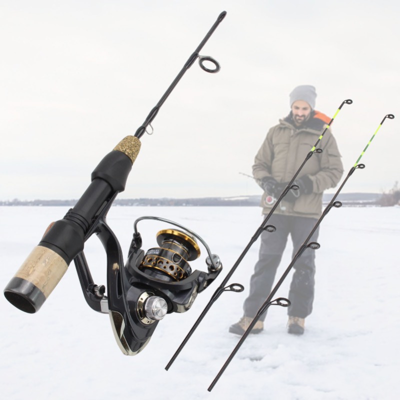Ice Fishing Tip Up - 60 سنتيمتر 2 نصائح قضيب بكرة
