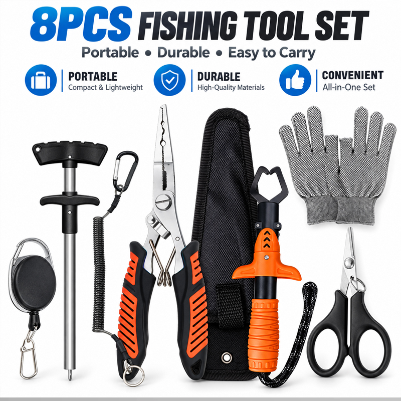 Fishing Equipment Cheap - مجموعة كماشة صيد متعددة الاستخدامات احترافية،